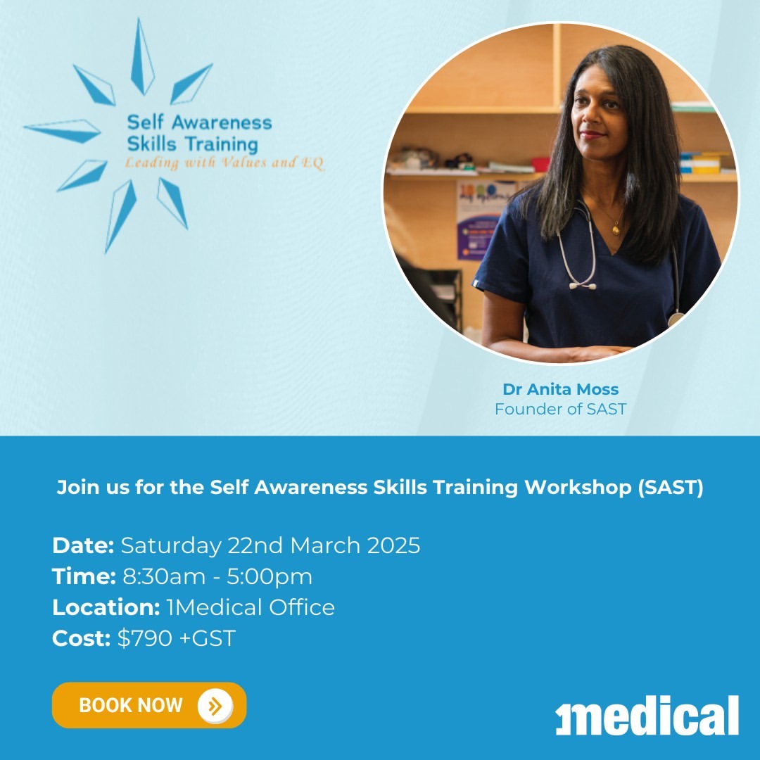 The Self-Awareness Skills Training (SAST) workshop in Sydney has been rescheduled to 22nd March 2025. This 1-day course ...